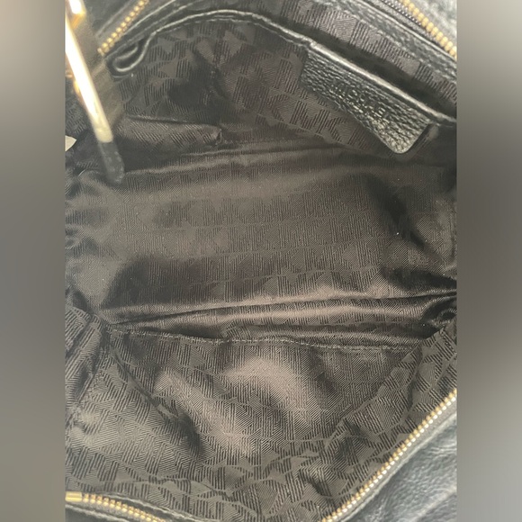 Michael Kors Leather Satchel Bag With Padlock - Picture 10 of 14